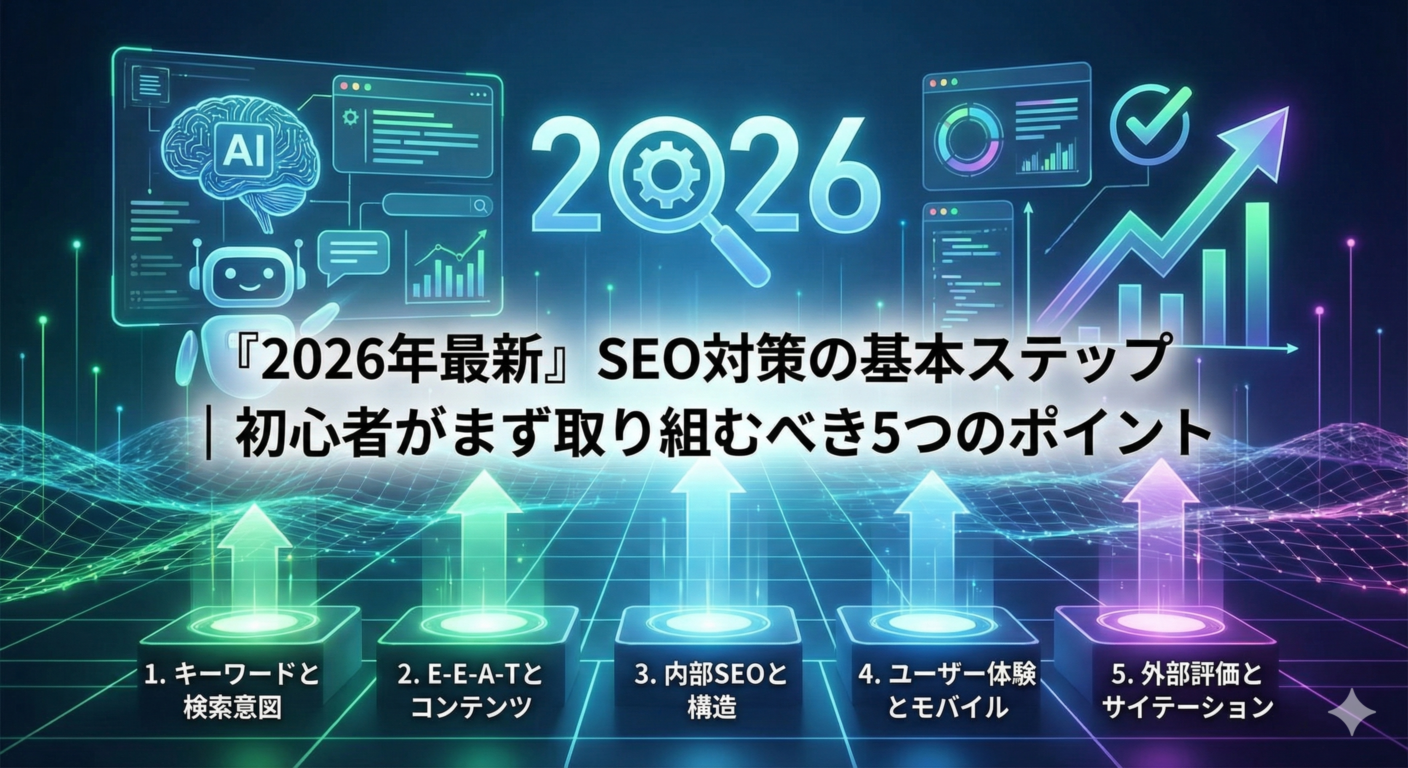 2026年のSEO対策の最新トレンドを開設
